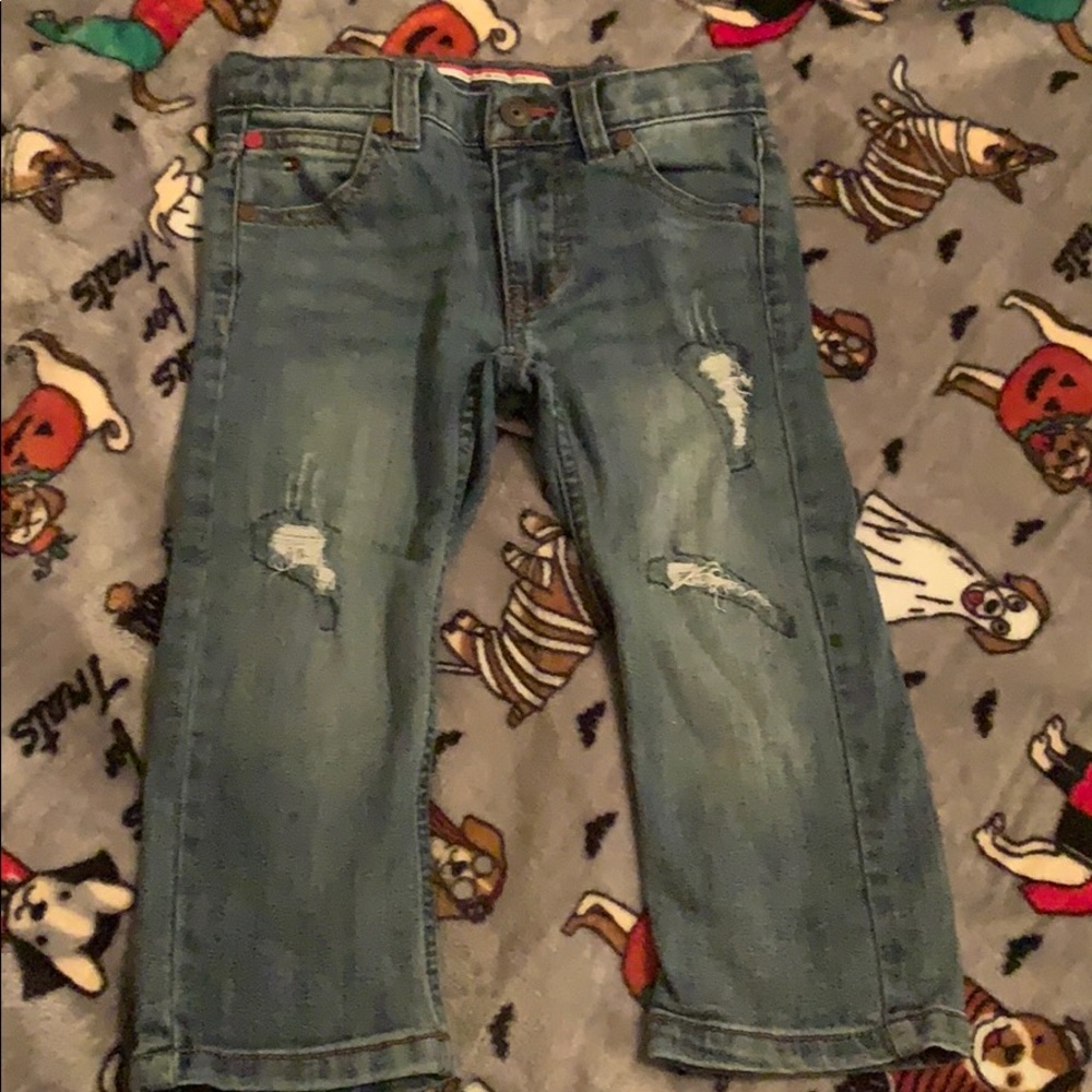 Tommy Hilfiger ripped jeans